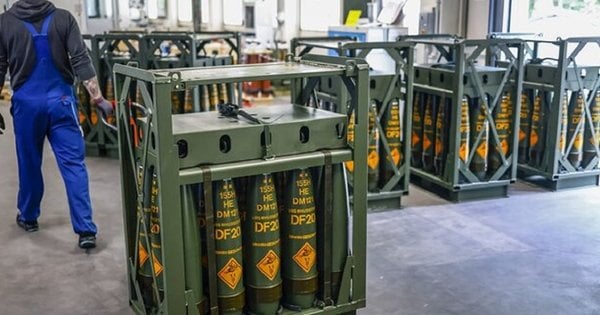 Німецький виробник боєприпасів відправить Україні 100 тис. артилерійських снарядів