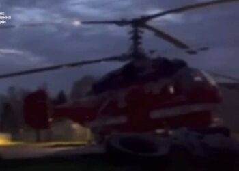 Ponoči je glavni direktorat za obveščevalno dejavnost uničil helikopter Ka-32 na moskovskem letališču