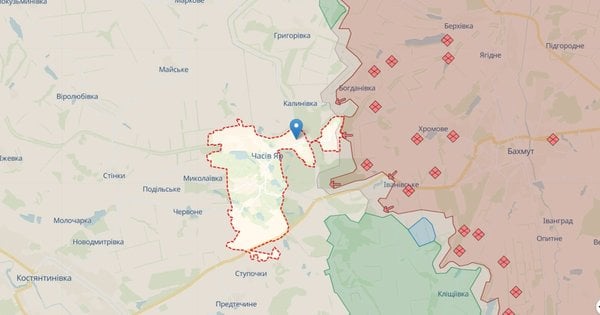 У районі Часового Яру росіяни зосередили близько 25 тис. військовослужбовців