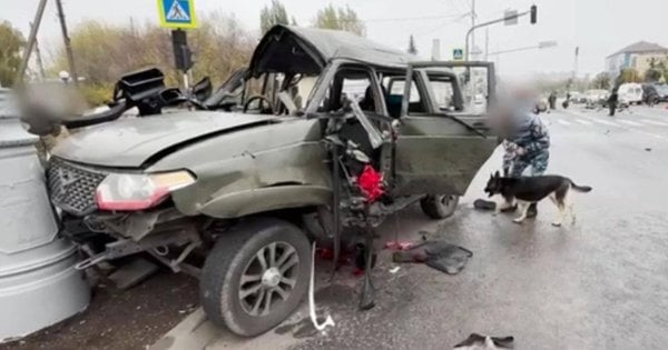 У Луганську підірвали автомобіль майора російської армії