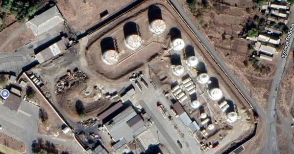 Сили безпілотних систем уразили нафтобазу на окупованій Луганщині