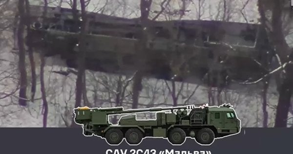 Сили спецоперацій знищили новітню російську САУ «Мальва»