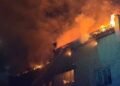 Російські БпЛА вночі атакували медзаклад в Одесі та склад в Харкові