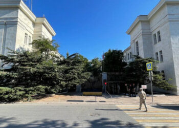 Rusi ohlásili bezpilotný útok na veliteľstvo ruského námorníctva v Sevastopole