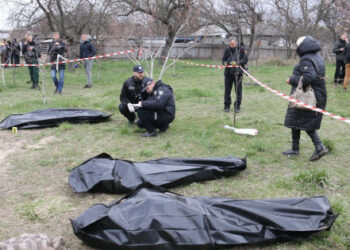 V Borodyanke objavili dva masové hroby s telami civilistov