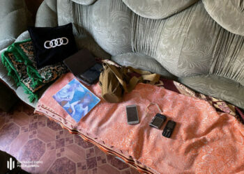 V dedine neďaleko Lymanu sa našlo sídlo okupantov so zoznamami spolupracovníkov (foto)