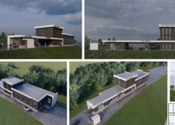 Čerpacia stanica zničená raketovým útokom vo Ľvove bude prestavaná (vizualizácia)