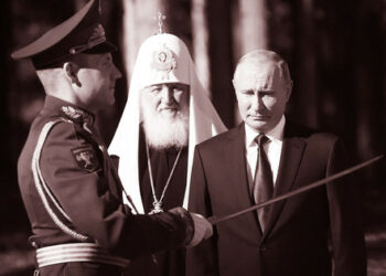 Moskovský ortodoxný šovinizmus. Viera sa stala základom ideológie Putinovho režimu