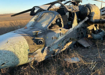 Ruská protivzdušná obrana zostrelila svoj vlastný vrtuľník Ka-52 v regióne Zaporizhia