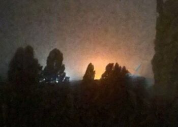 Після ракетного удару по окупованому Шахтарську загорілась нафтобаза