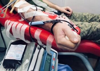Військові львівського ТЦК здали кров для поранених побратимів