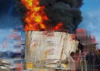 На нафтобазі у Бєлгородській області пролунав вибух та зайнялася пожежа