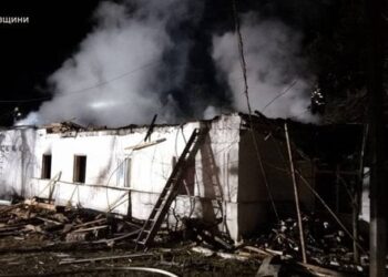 Вночі росіяни вдарили безпілотниками по навчальному полігону ДСНС на Харківщині