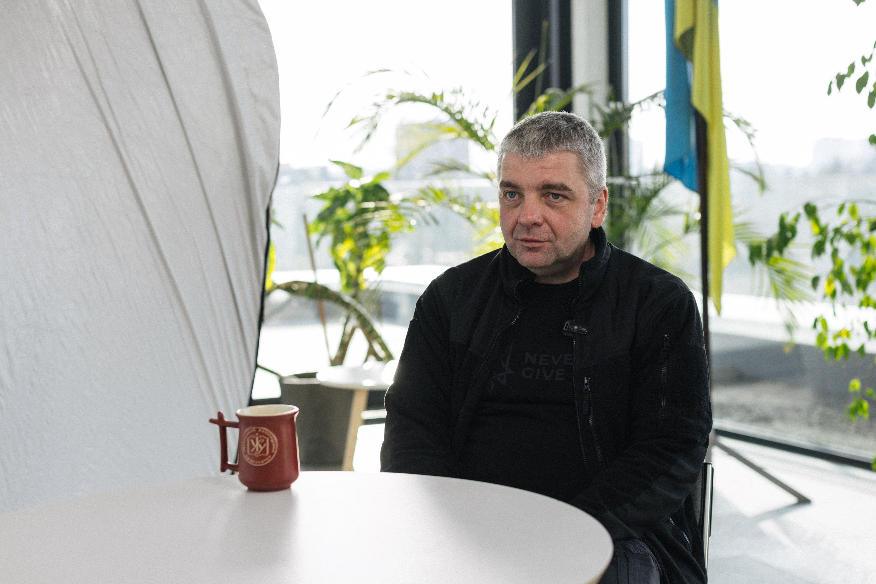 Maksym Butkevych hovoril o ruskej propagande počas zajatia. Foto Oleksandr Urban